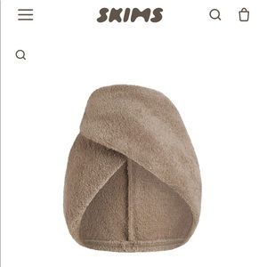 NWT SKIMS Terry Headwrap in dessert